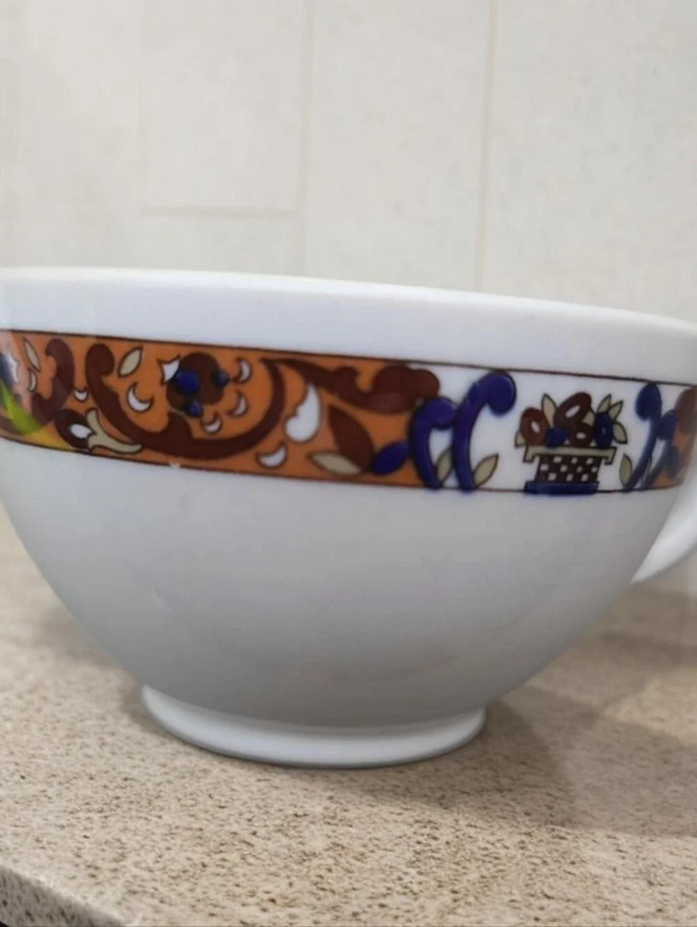 Set Of 6 Vintage 1945 Shenango China Roosevelt Hotel Restaurant Ware Cups